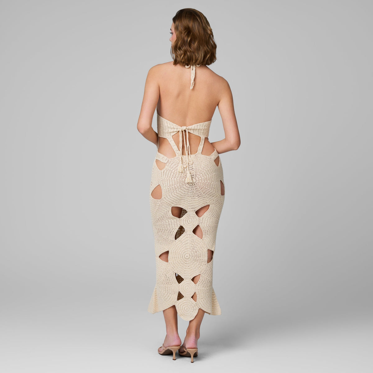 Isla Crochet Dress in Cream