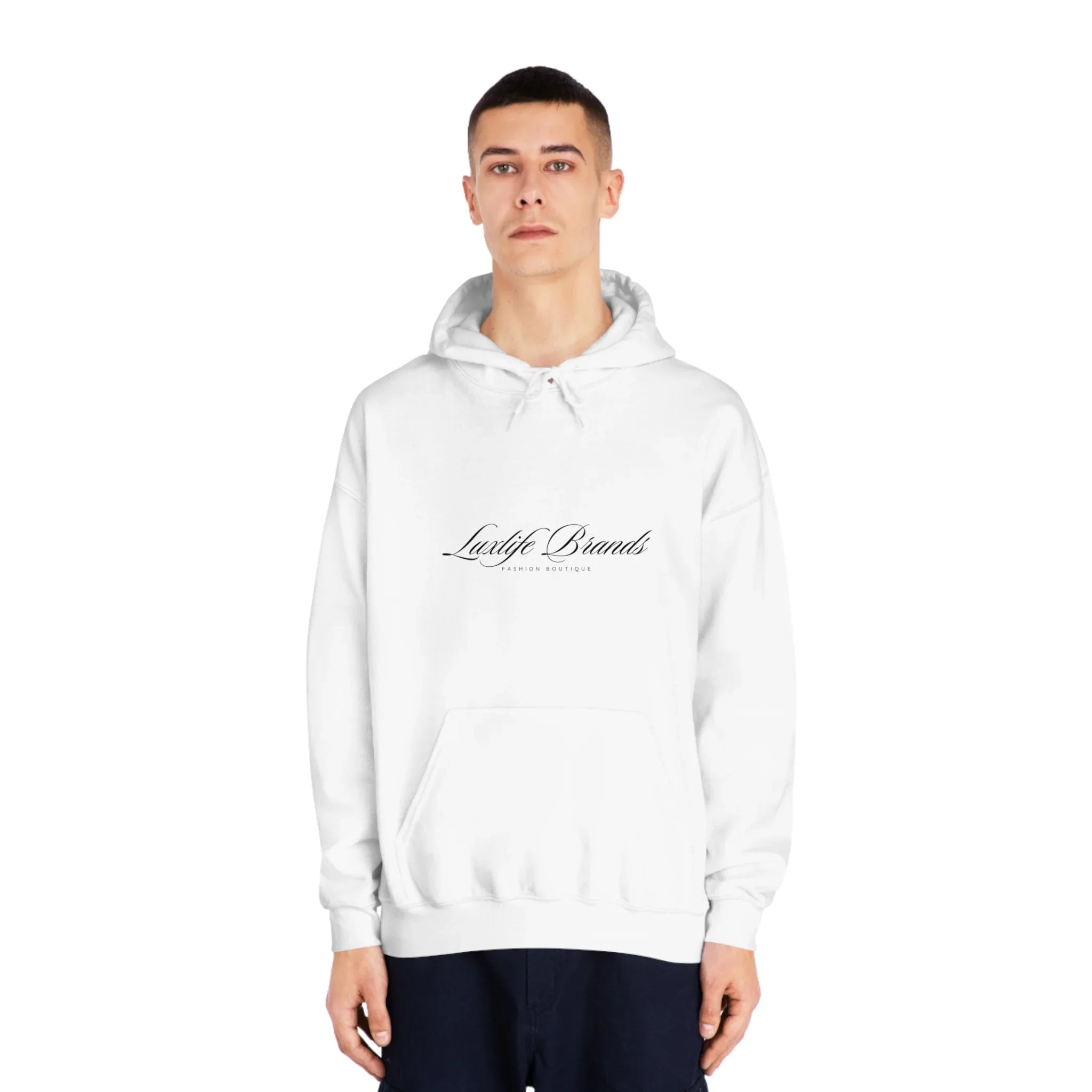 Luxlife Brands DryBlend® Hooded Sweatshirt Printify
