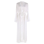 Sleeve Single Breasted Beach Cover-up Sexy Vacation Sun Protection Shirt Bikini Cover Bella Mia