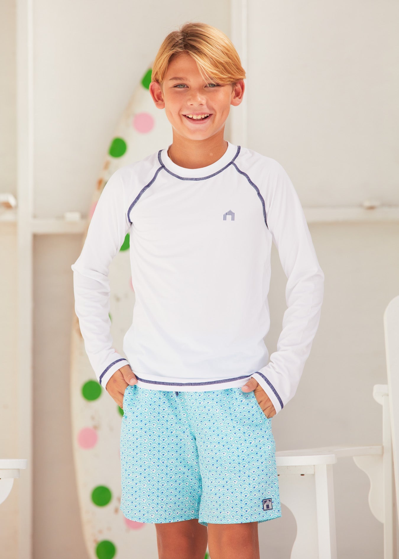 Boys Amalfi Coast Swim Trunk