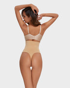 Seamless High-Waisted Shaper Thong Panty SheCurve