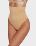 Seamless High-Waisted Shaper Thong Panty（2pcs ） SheCurve