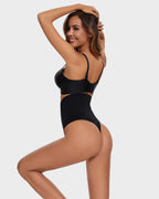 Seamless High-Waisted Shaper Thong Panty SheCurve