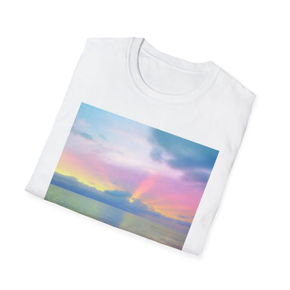 LUX Woman Sunset Vibes T-Shirt Printify