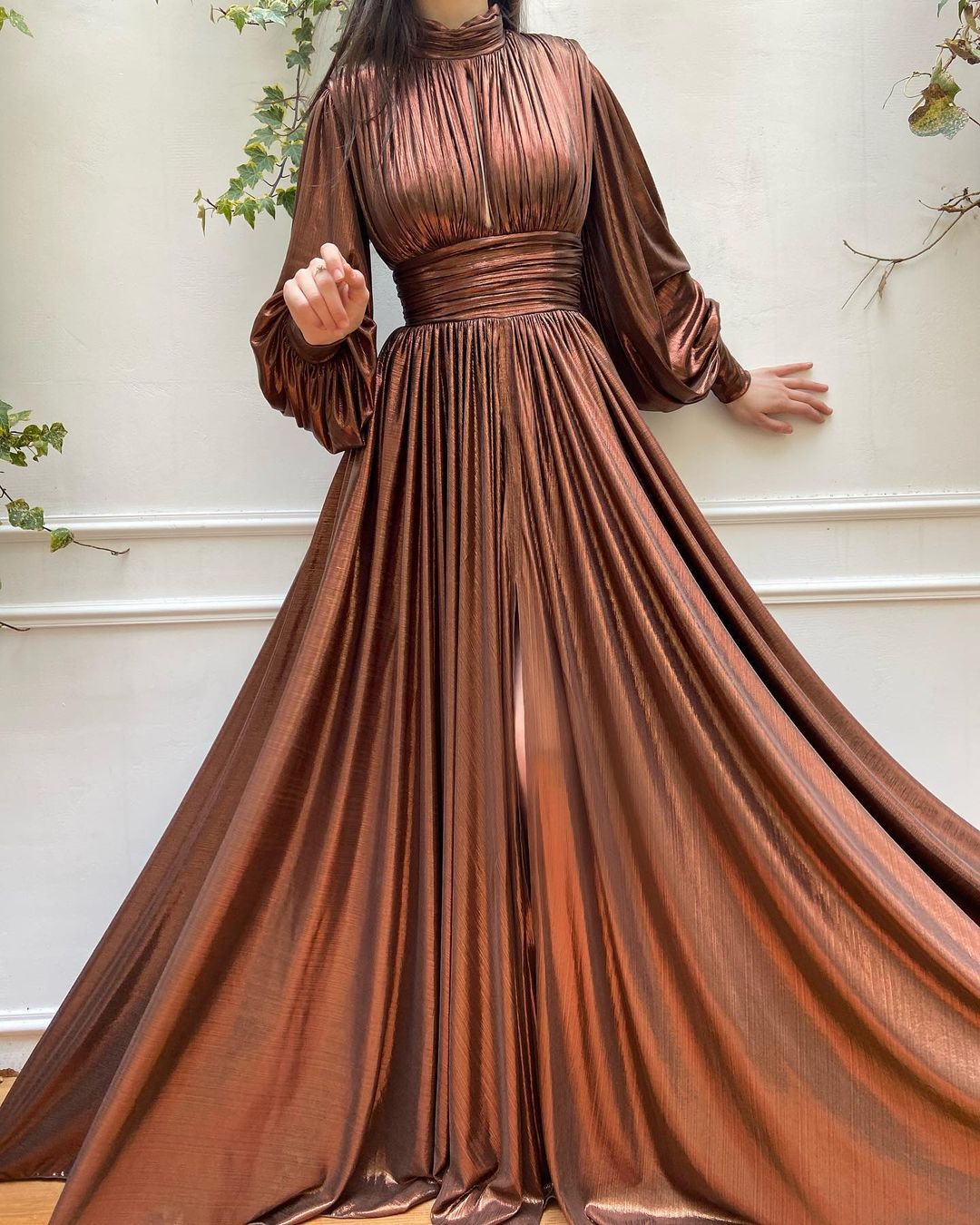 Spring Summer Popular Color Tight Waist Halter Large Swing Sexy Avocado Green Dress Maxi Dress for Women Bella Mia