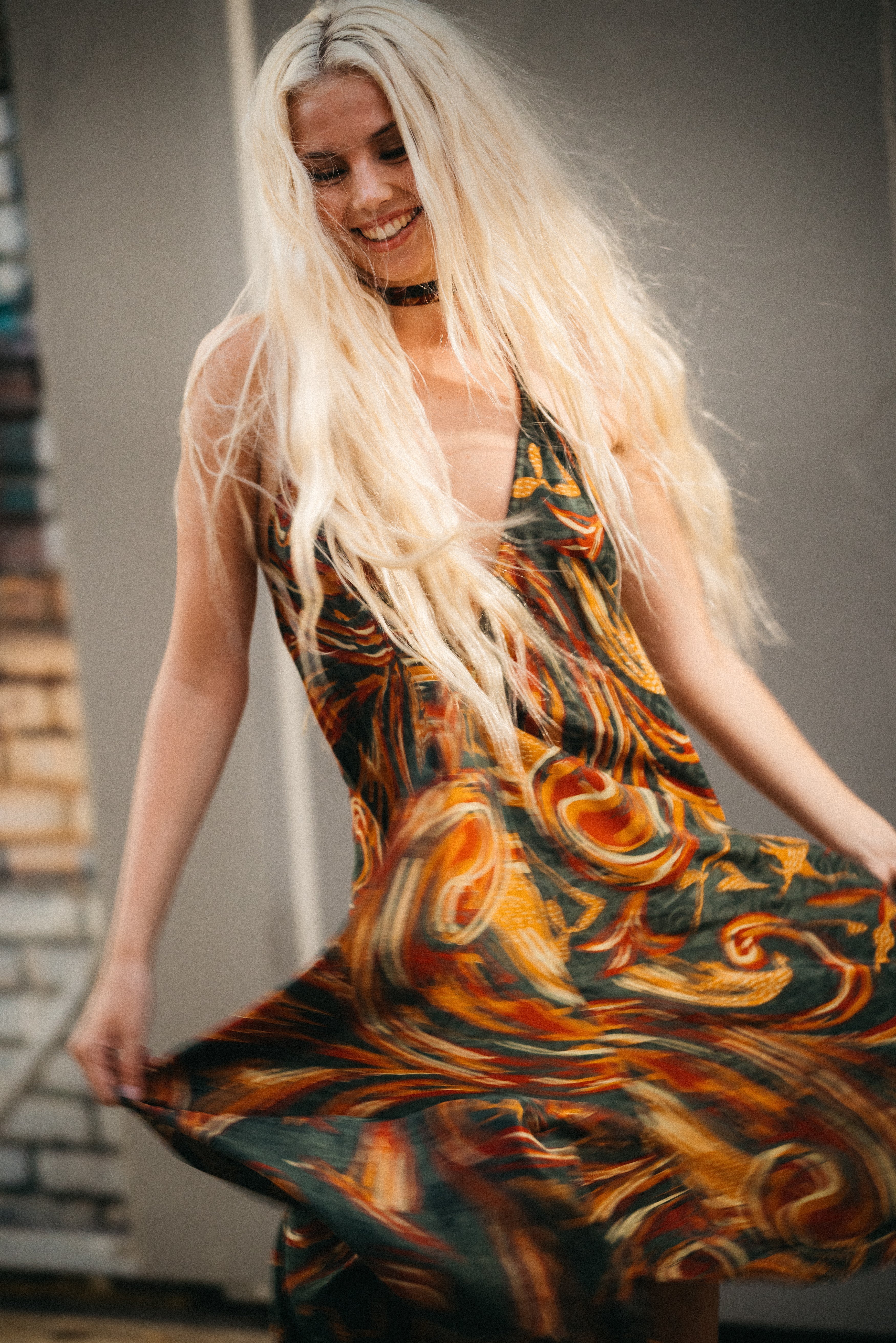 Sun Child Classic Silk Dress - Taisy Sun Child
