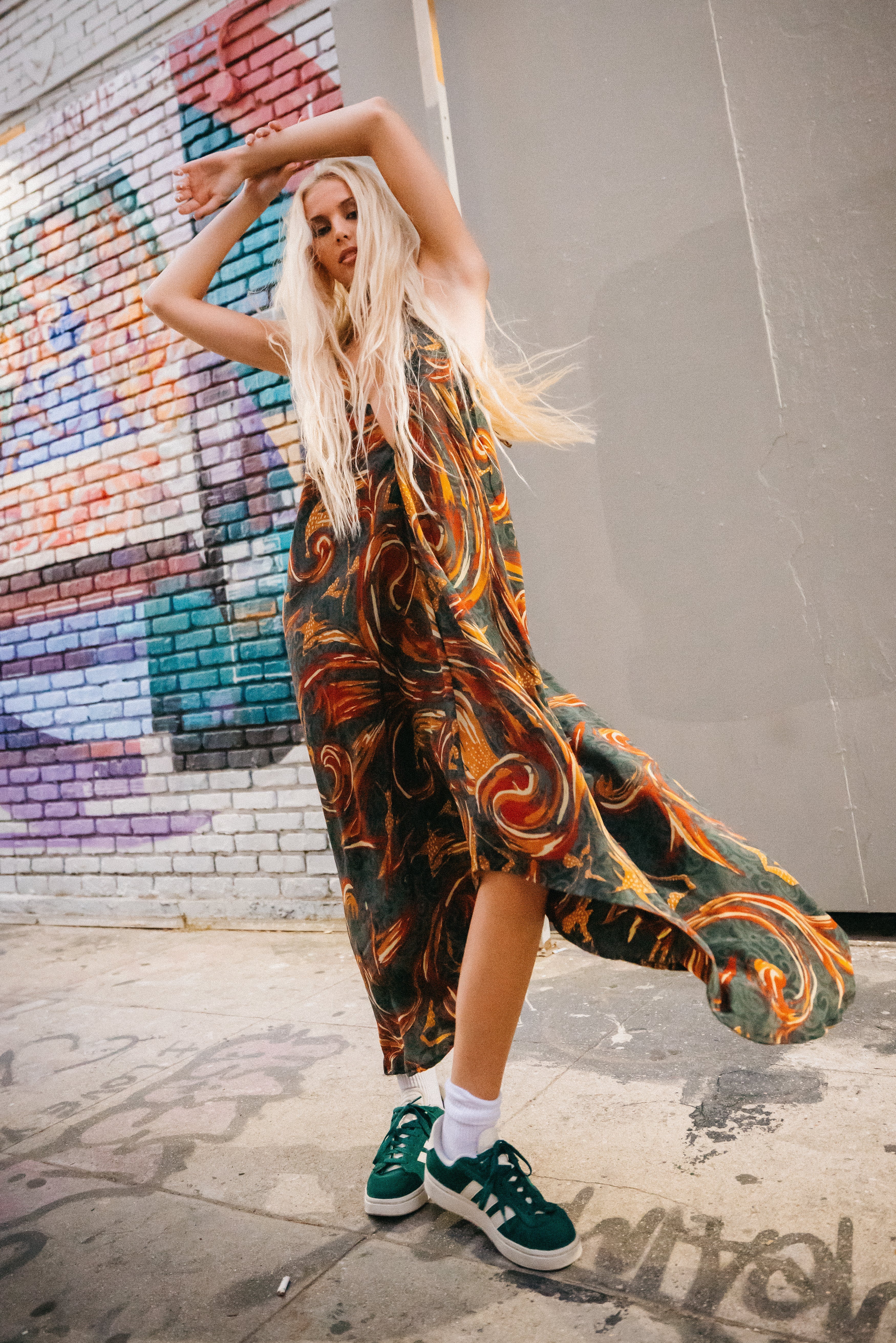 Sun Child Classic Silk Dress - Taisy Sun Child
