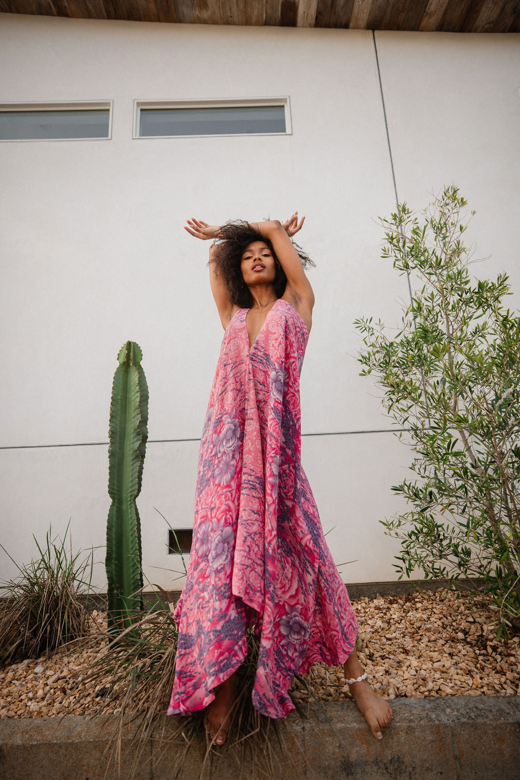 Sun Child Classic Silk Dress - Sopo