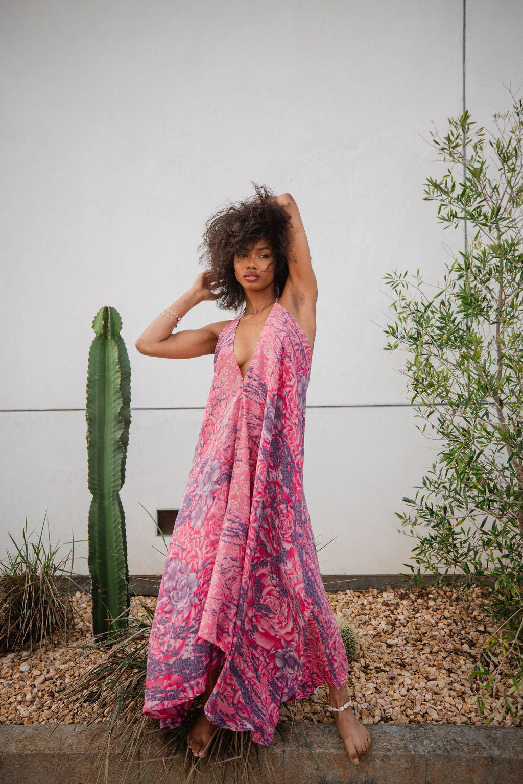 Sun Child Classic Silk Dress - Sopo