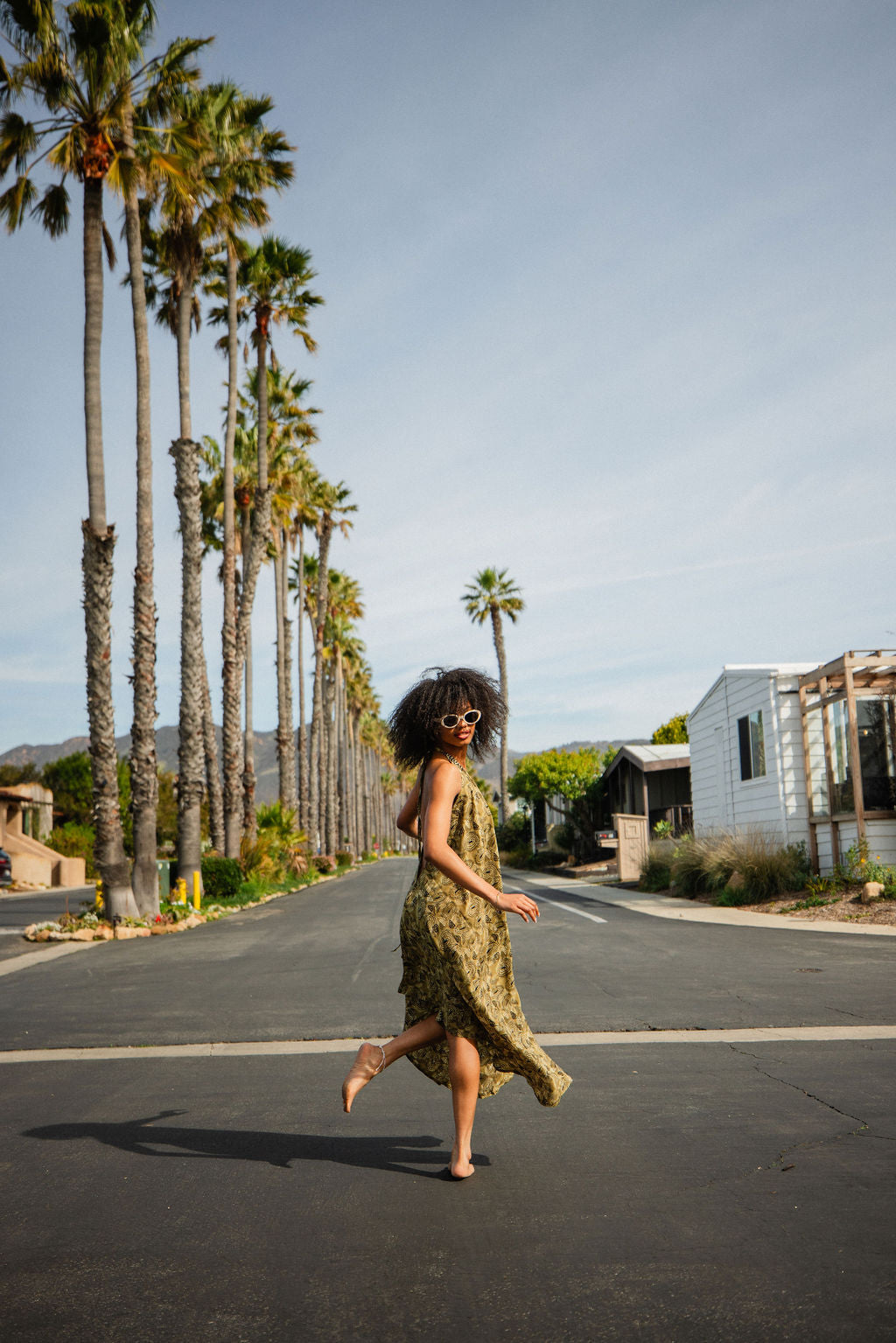 Sun Child Classic Silk Dress - Moto