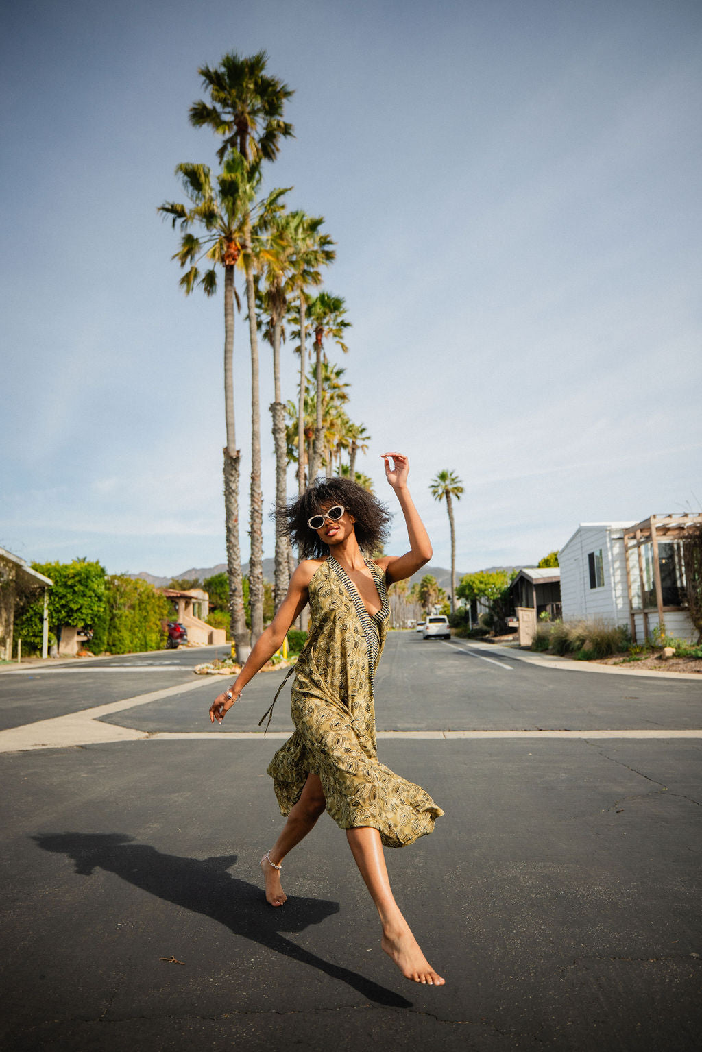 Sun Child Classic Silk Dress - Moto