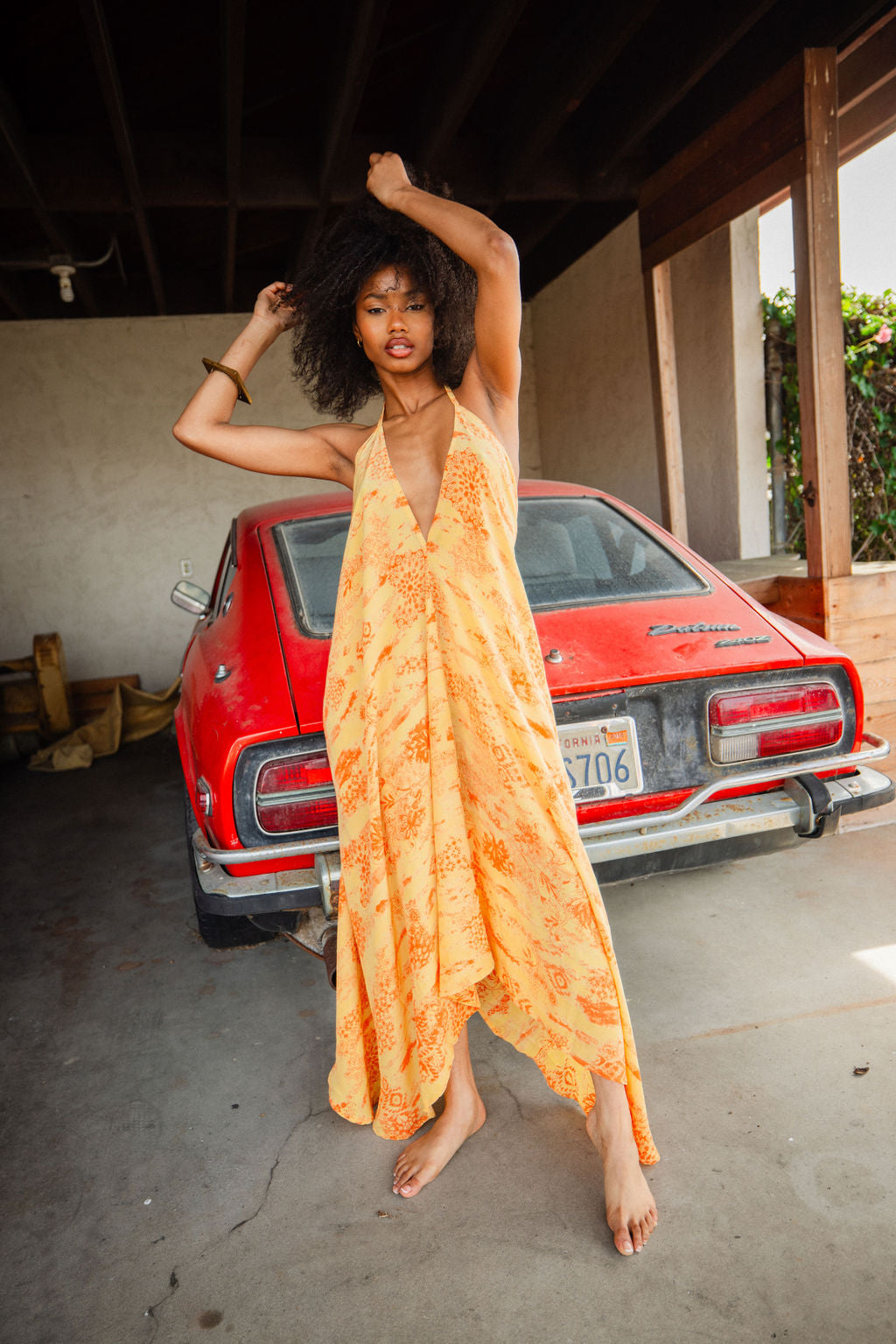 Sun Child Classic Silk Dress - Chapora