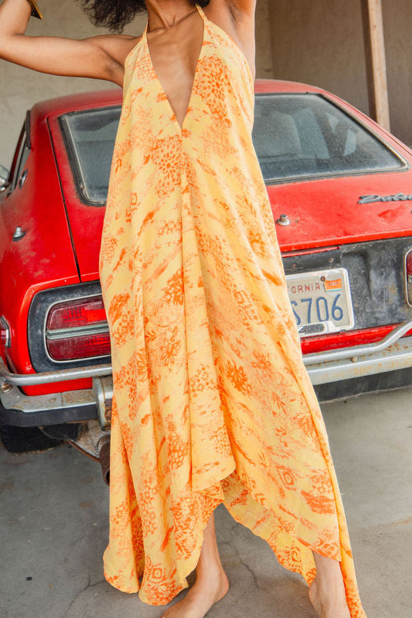 Sun Child Classic Silk Dress - Chapora Sun Child