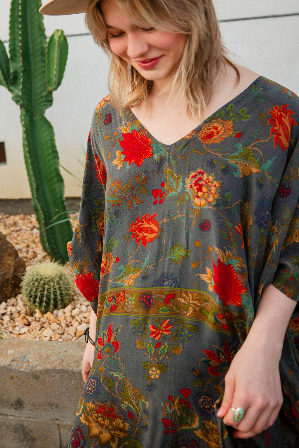 Long Caftan - Saffron