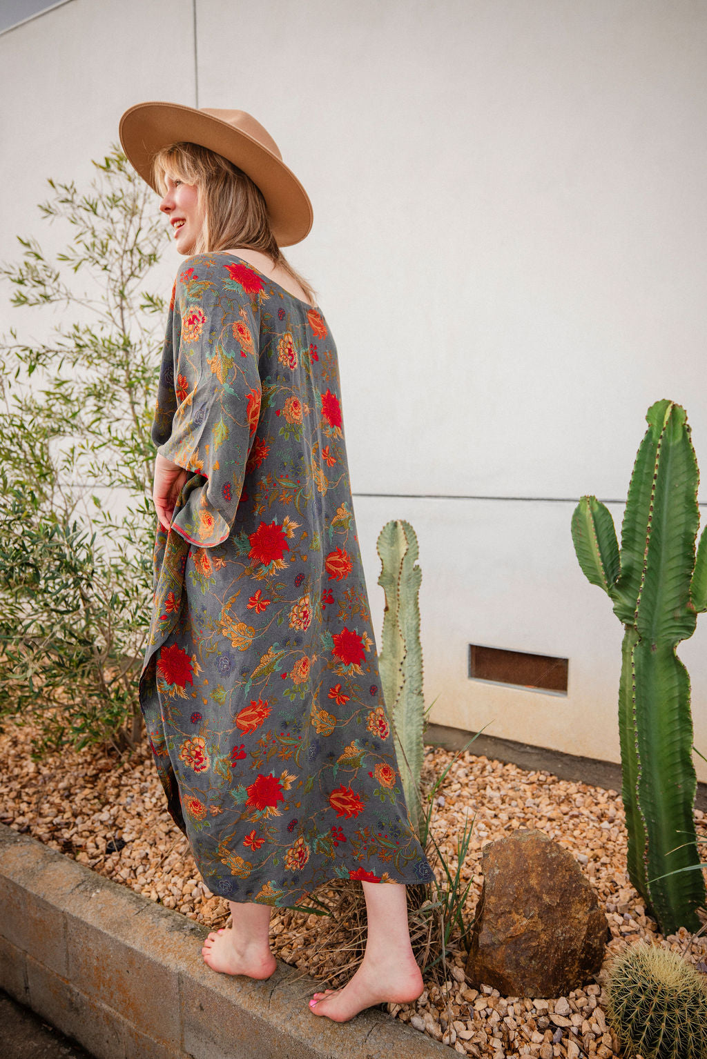 Long Caftan - Saffron