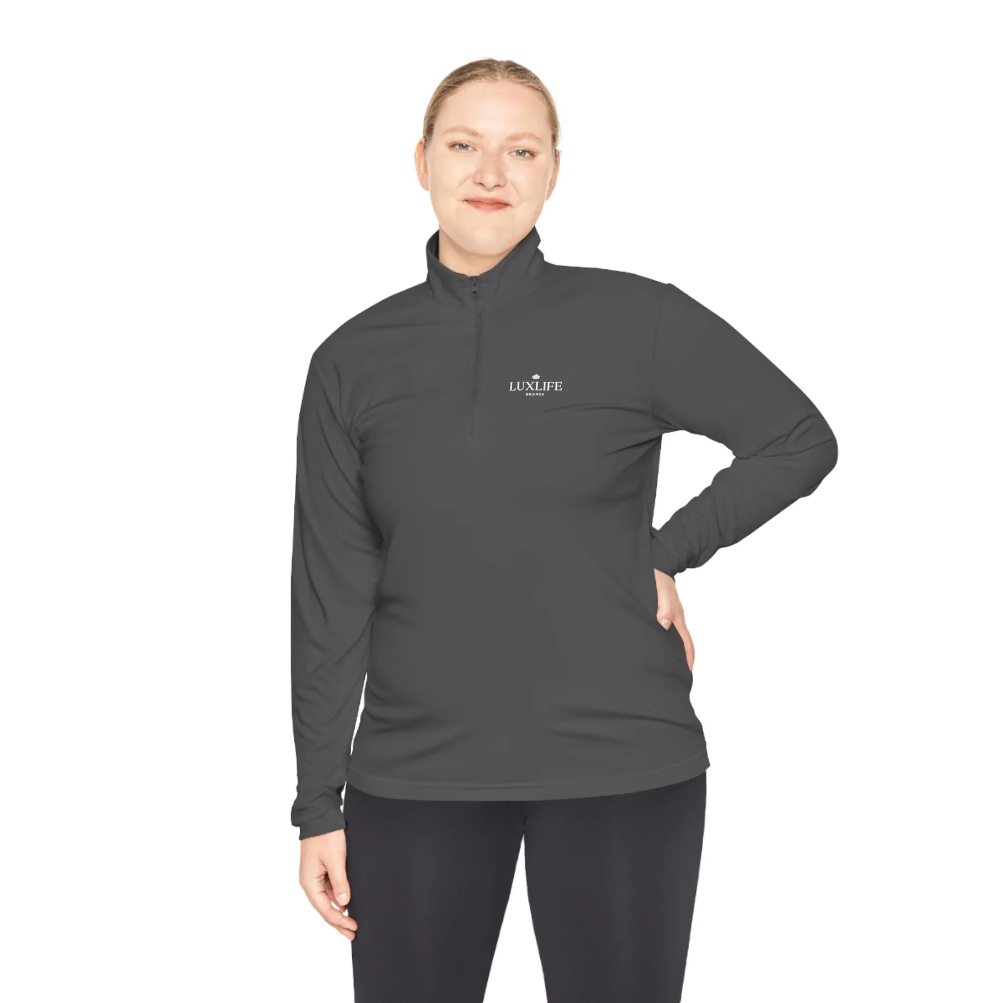 Luxlife Brands Recharge Quarter-Zip Pullover Printify