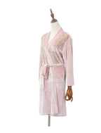 Luxurious Rhinestone Satin Custom Bridal and Bridesmaid Robe – Sparkling Elegance for Weddings SelenaHuanStudio