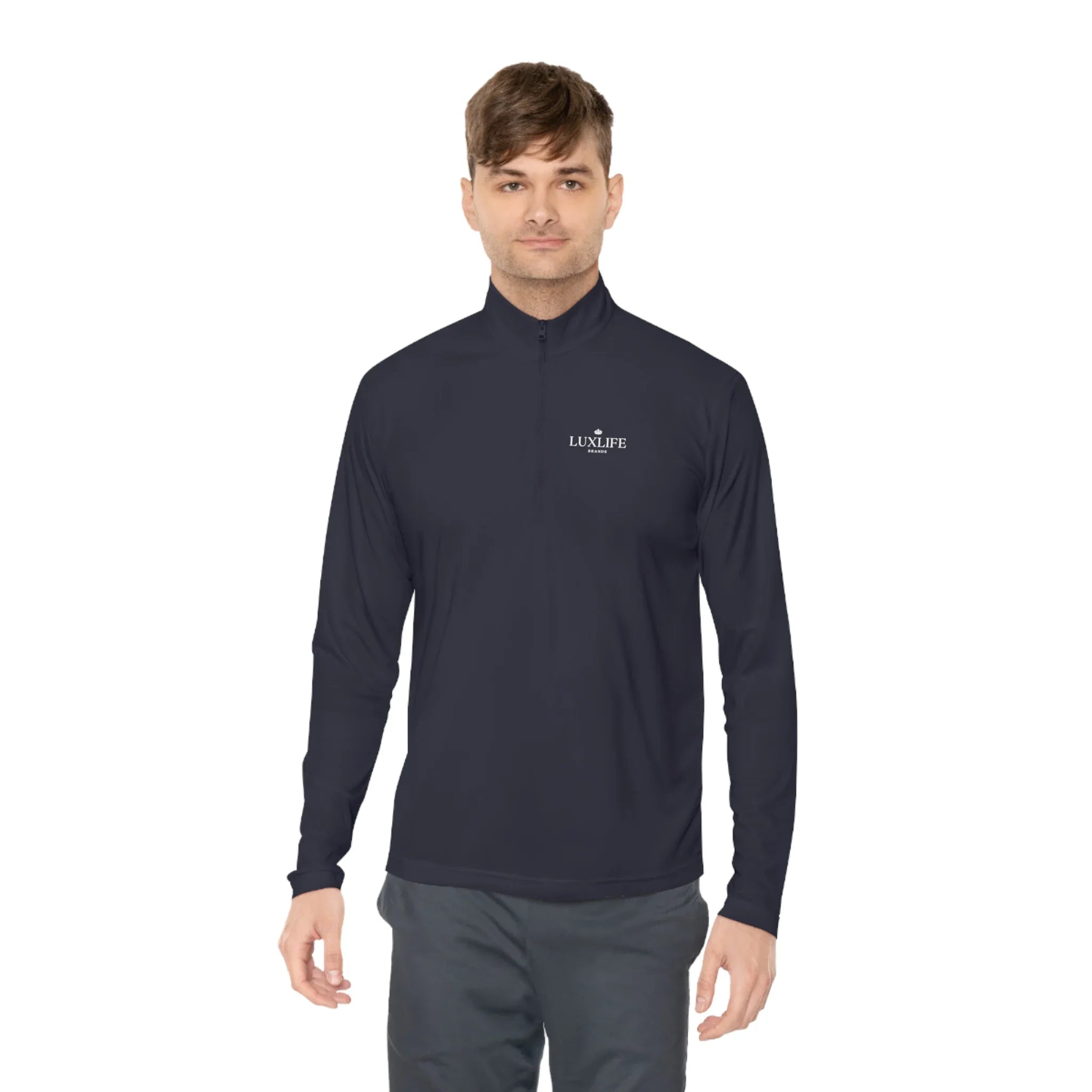 Luxlife Brands Recharge Quarter-Zip Pullover Printify