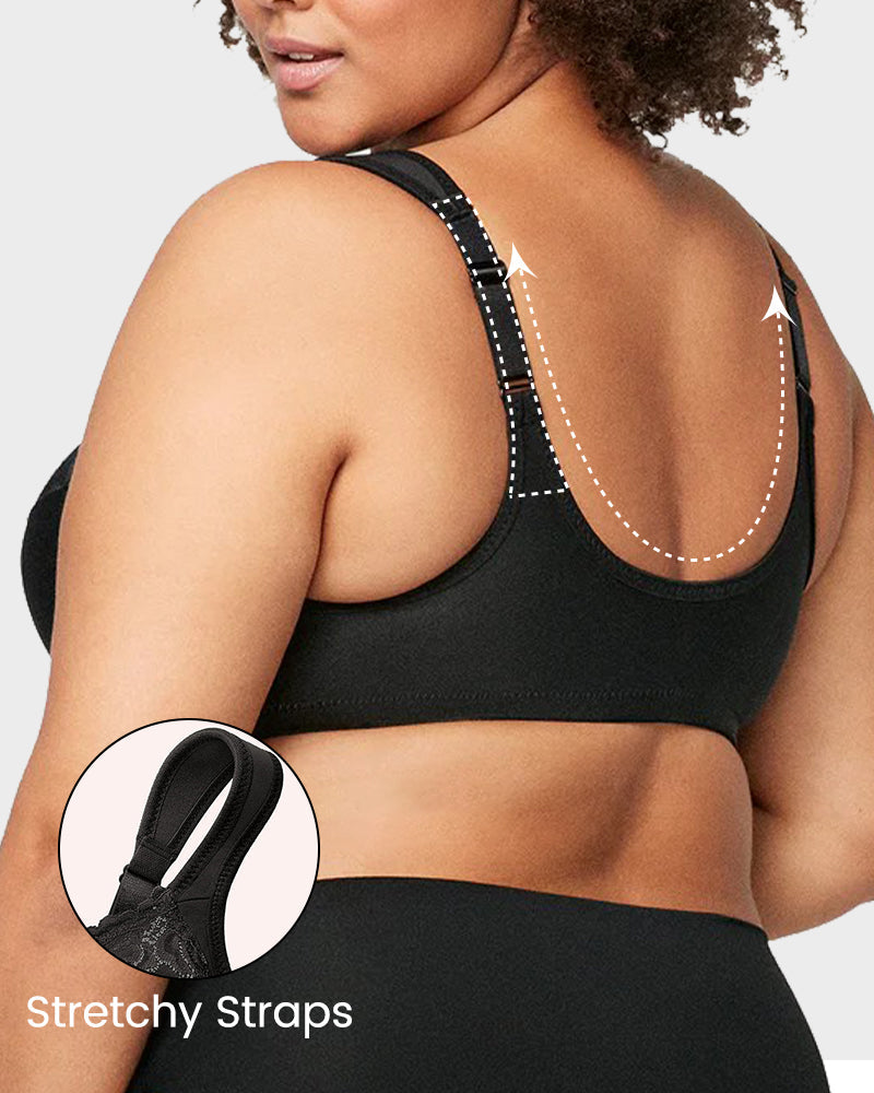 Front-Closure Underwire Print Bra SheCurve