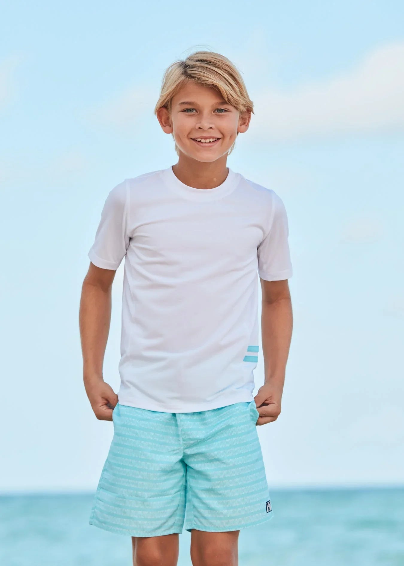 Boys Naples Swim Trunks