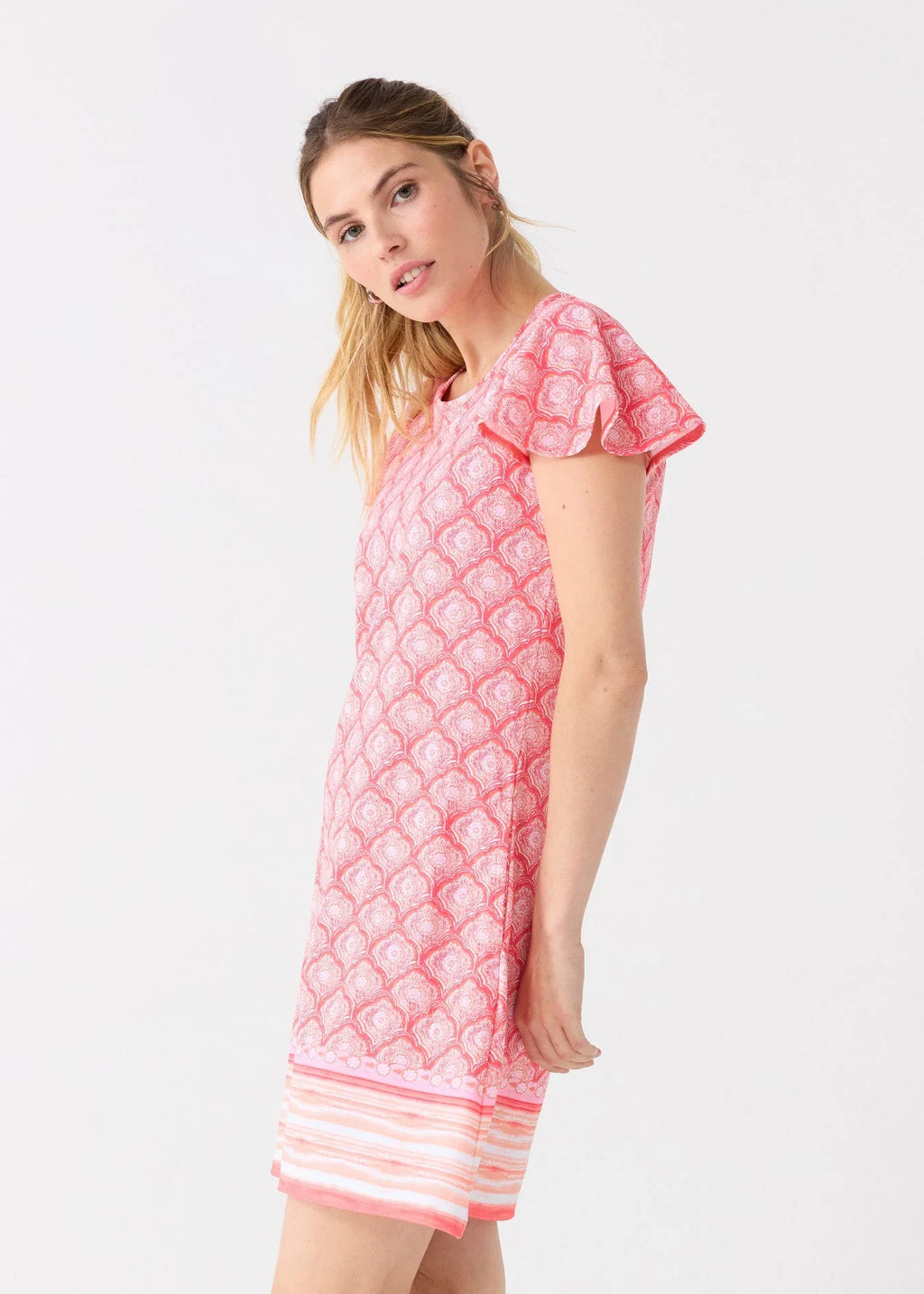 Amelia Island Ruffle Short Sleeve Dress