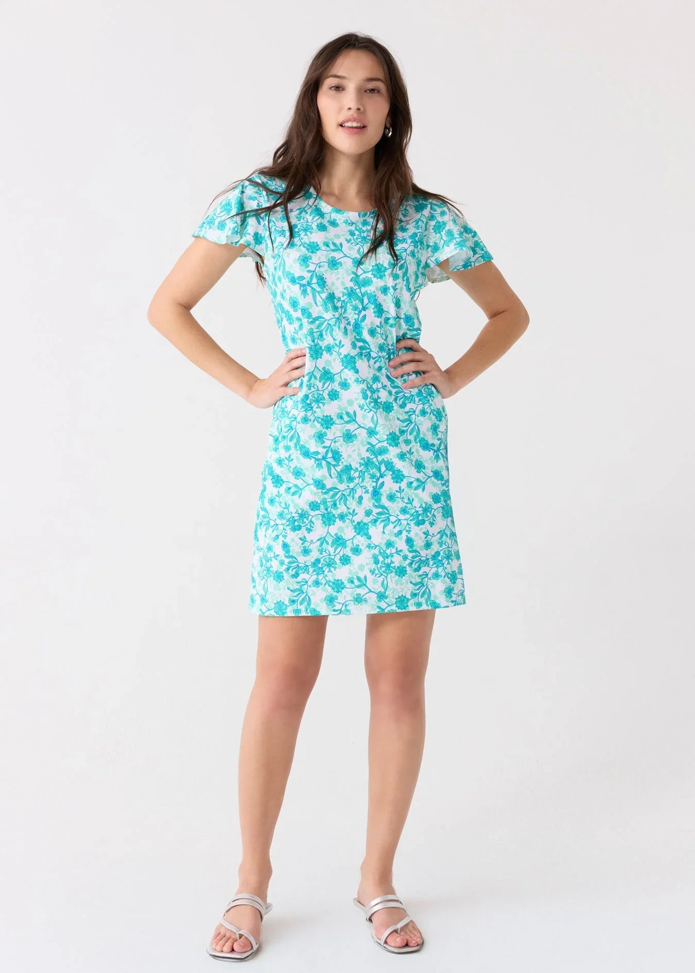 Rosebay Ruffle Short Sleeve Dress