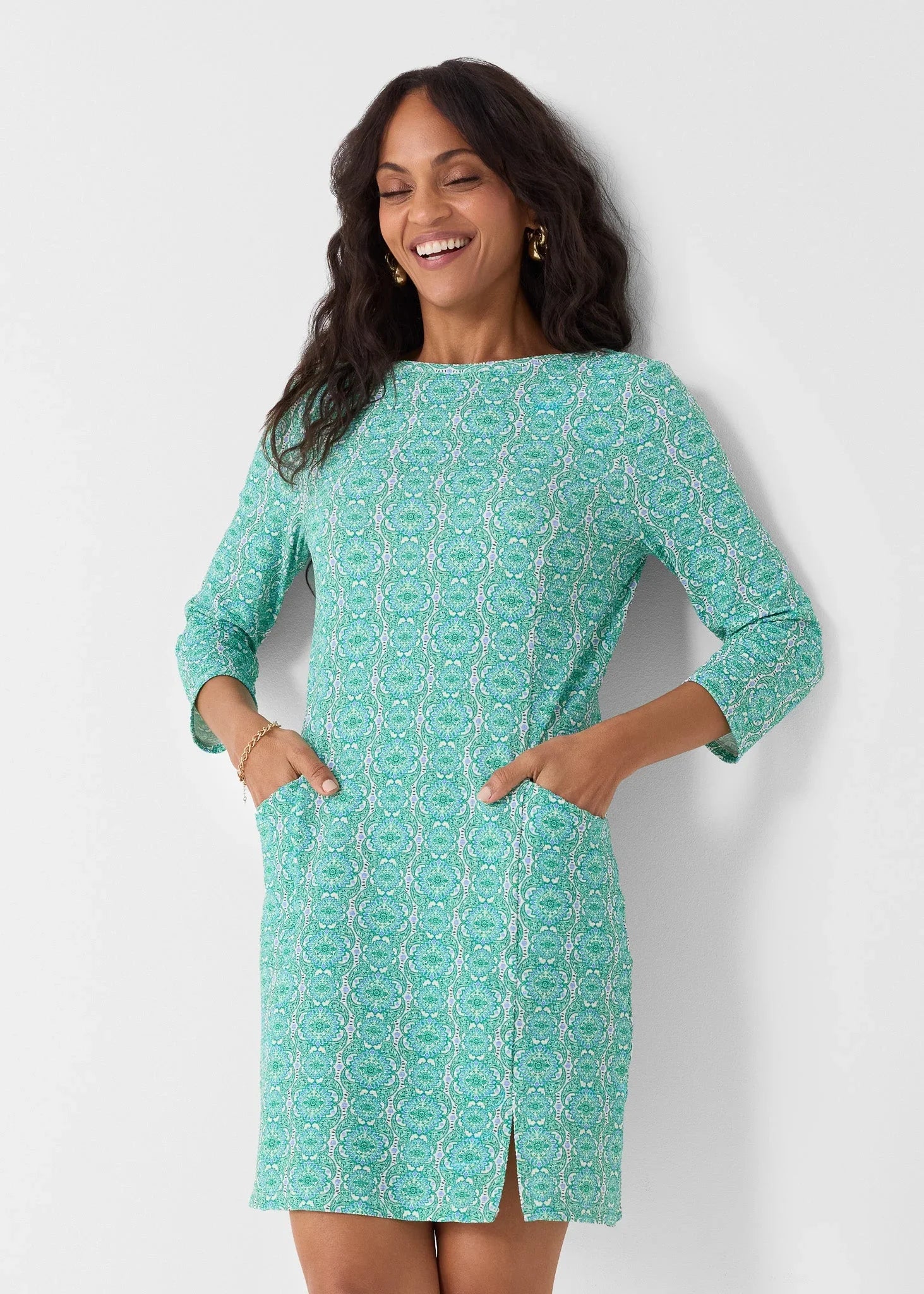 Hudson Textured Shift Dress