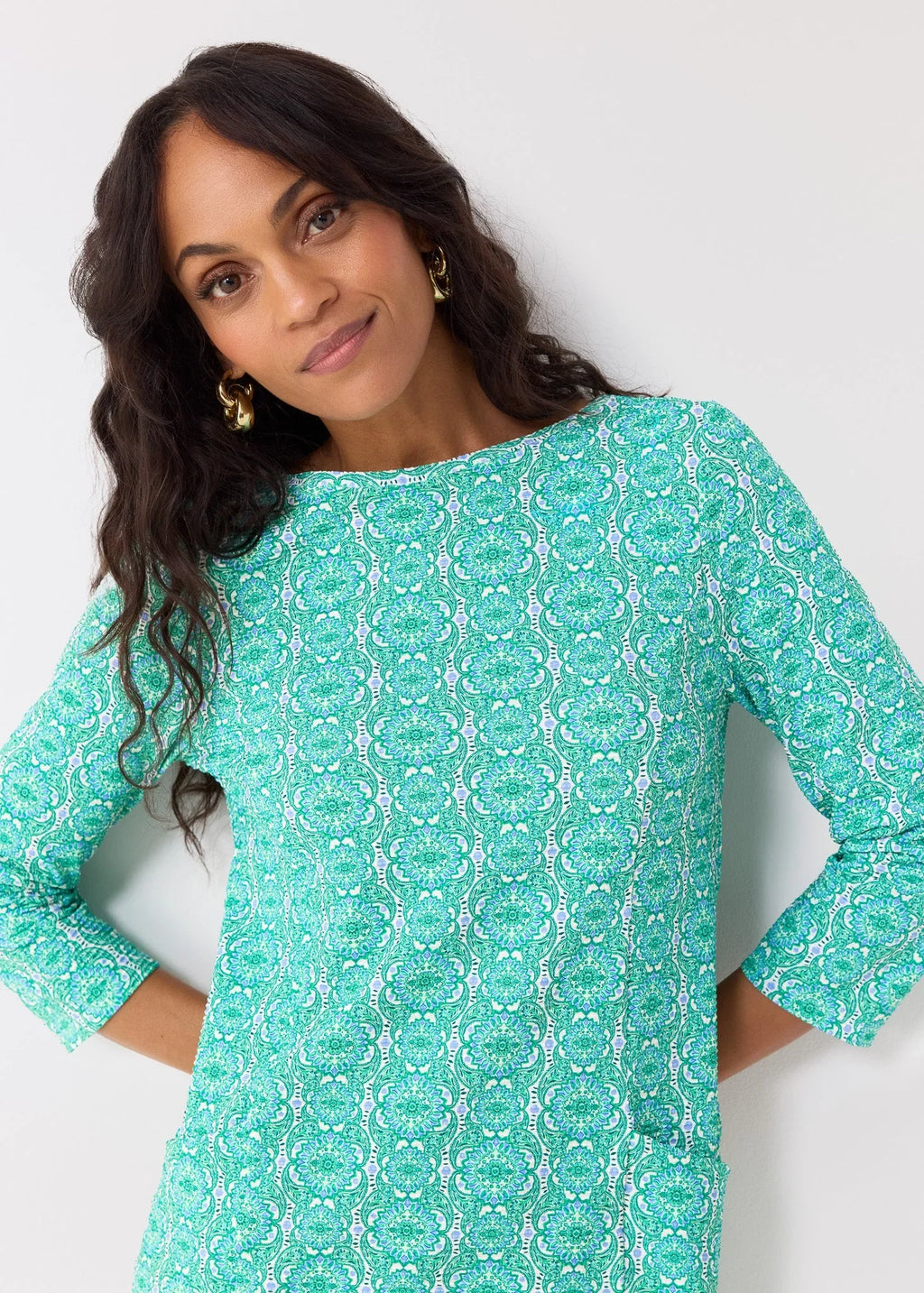 Hudson Textured Shift Dress