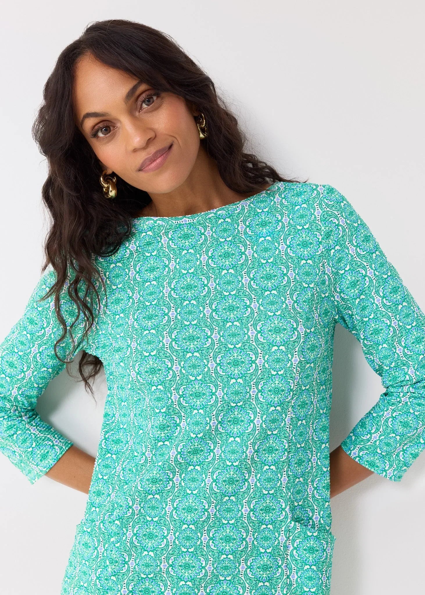 Hudson Textured Shift Dress