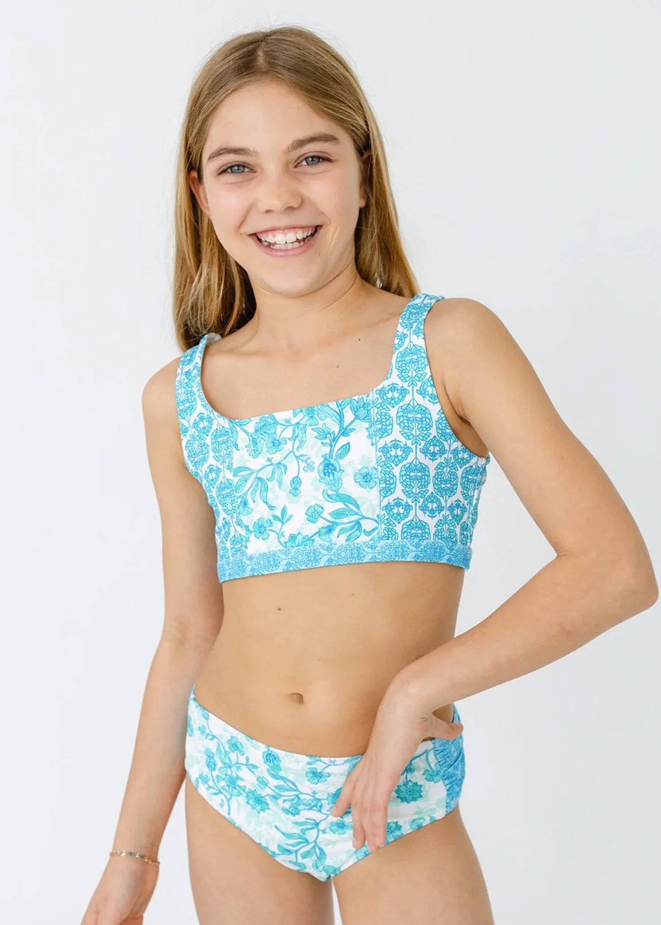 Girls Rosebay 3-Piece Short Sleeve Rashguard Set