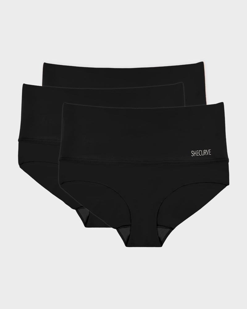 3-Pack High Waisted Tummy Control Briefs SheCurve