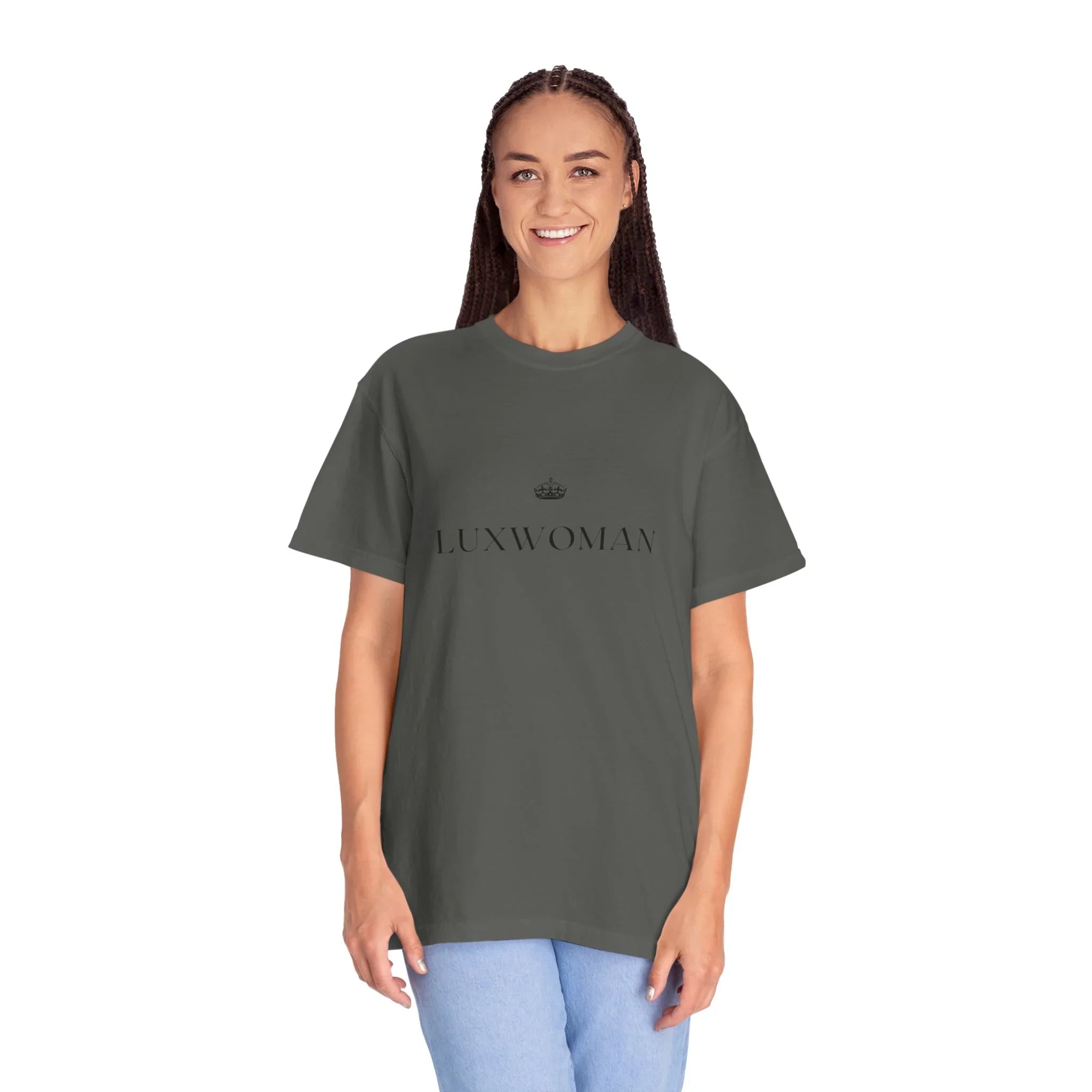 LUXWOMAN Soft 100% Cotton Comfort Tee Printify