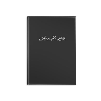 Art Is Life Blank Sheet Notebook with Puffy Cover