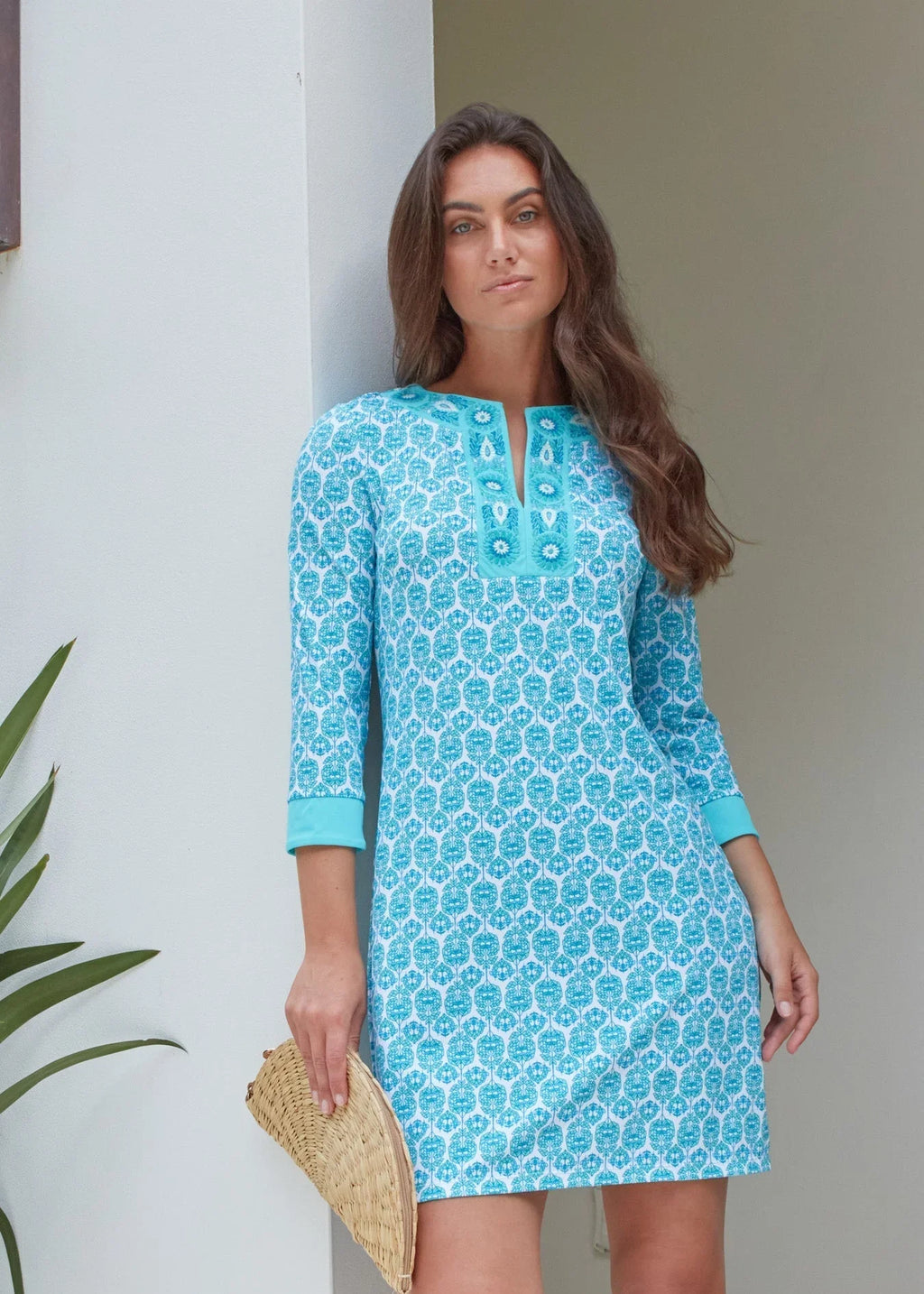 Rosebay Embroidered Tunic Dress