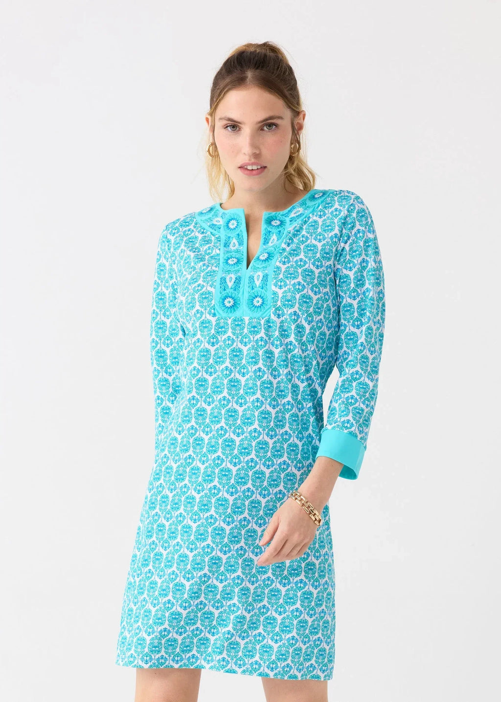 Rosebay Embroidered Tunic Dress