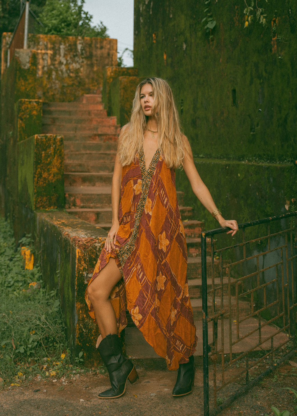 Sun Child Classic Silk Dress - Tiara