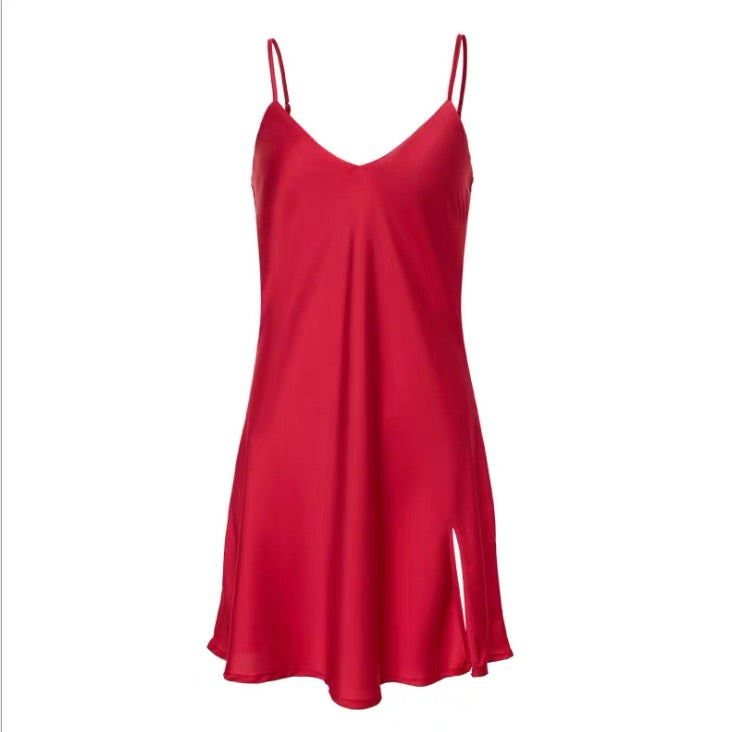 Silky Elegant Night Dress Slips Multicolors - Short SelenaHuanStudio
