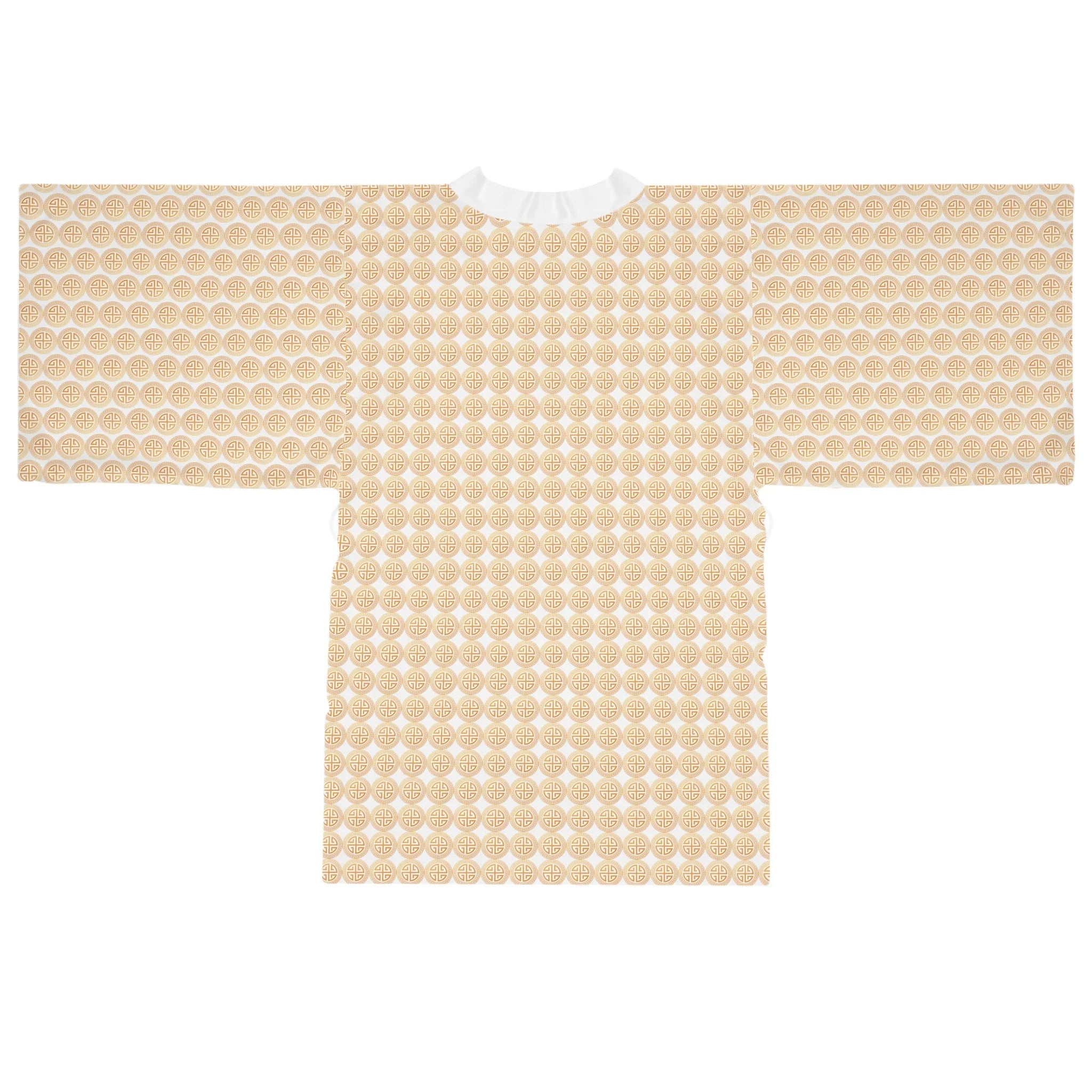 Santorini Long Sleeve Kimono Robe Printify