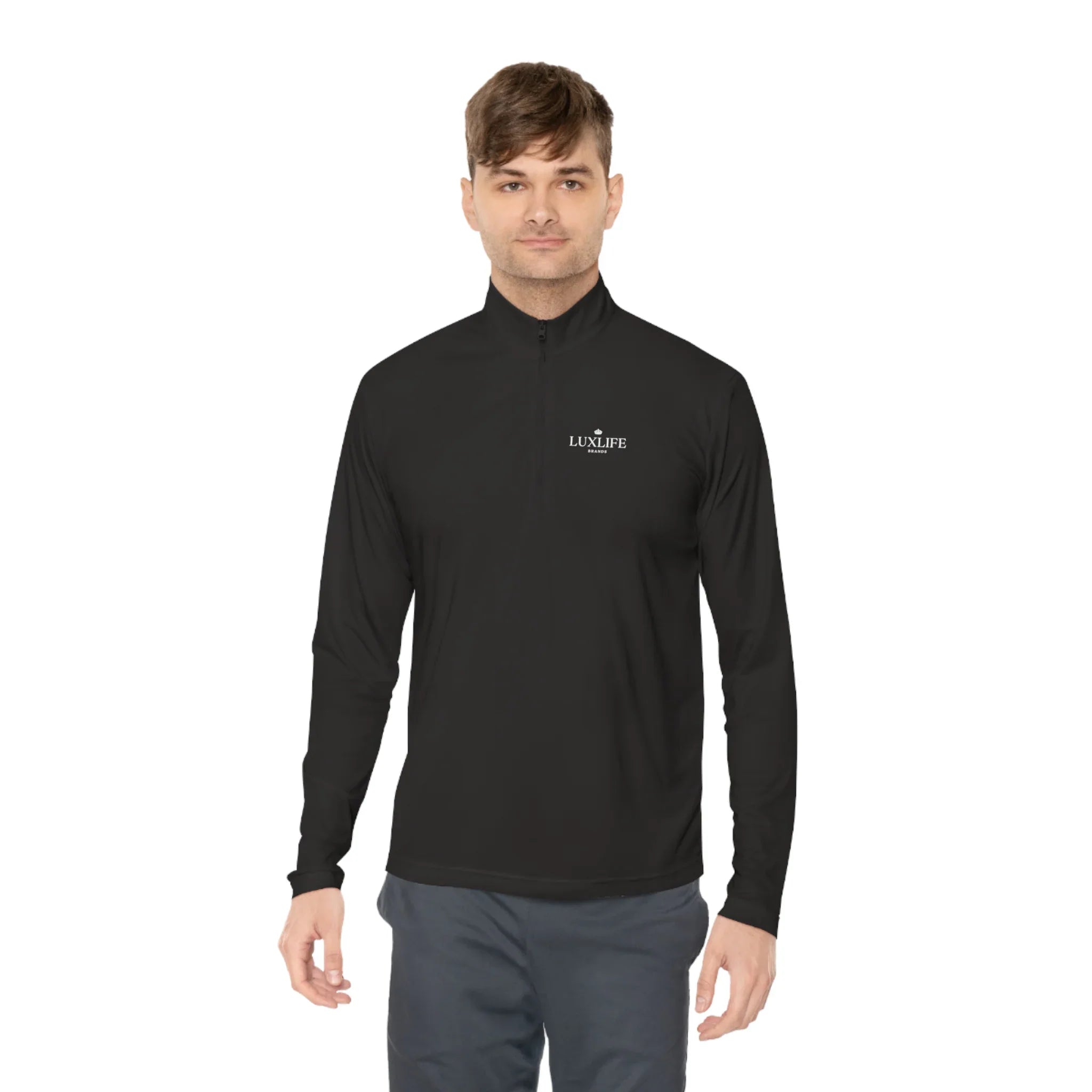 Luxlife Brands Recharge Quarter-Zip Pullover Printify