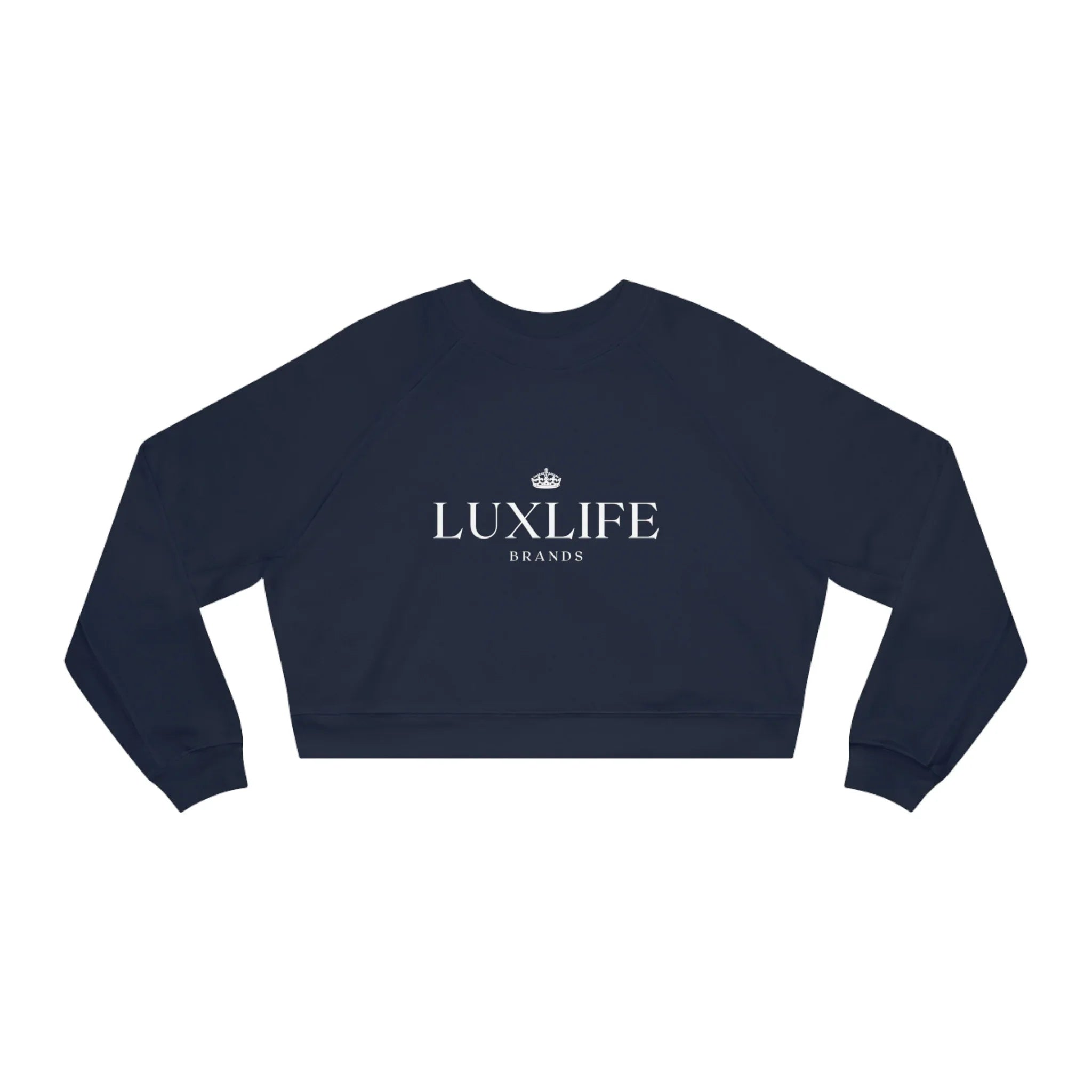Luxlife Brands Women's Cropped Fleece Pullover Printify