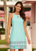 Cote d`Azur Sleeveless Shift Dress