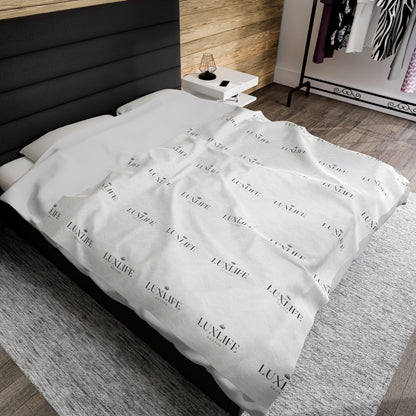 Luxlife Brands Accent Velveteen Plush Blanket