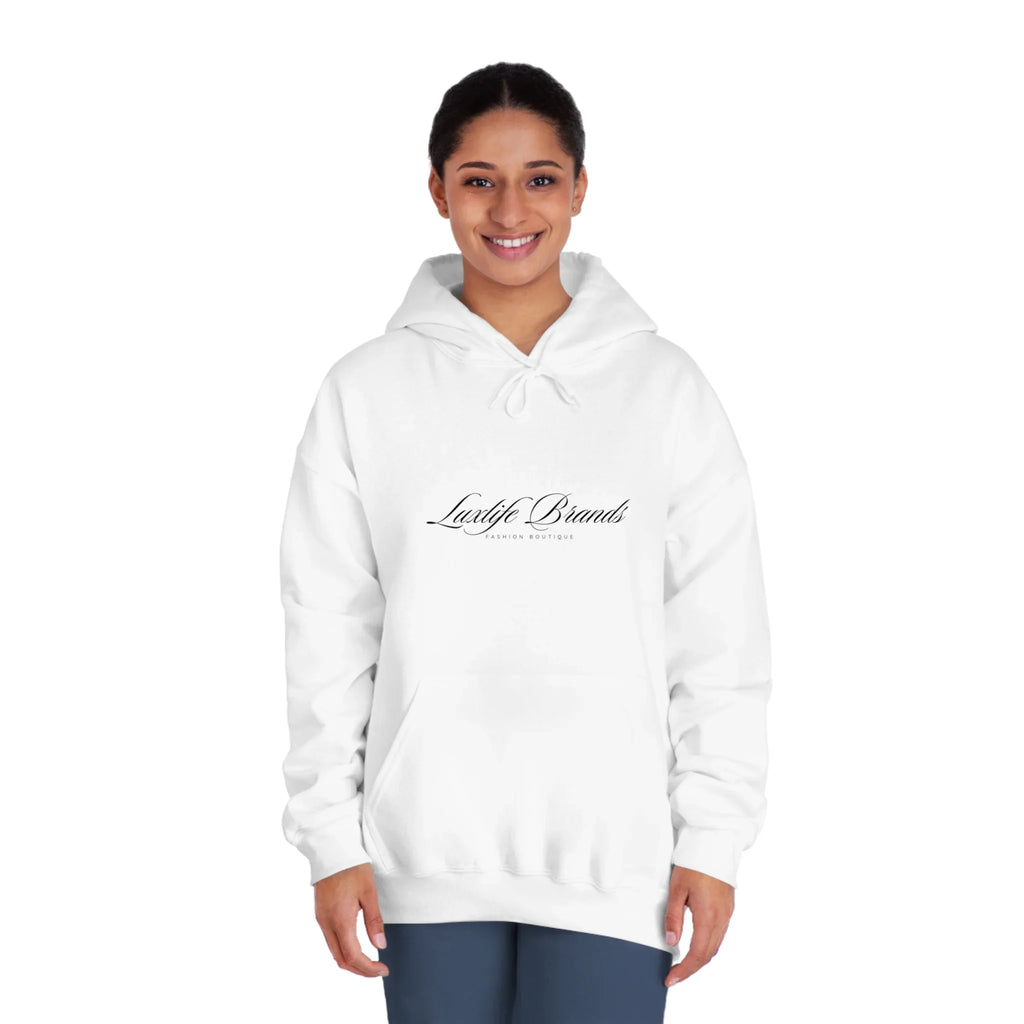 Luxlife Brands DryBlend® Hooded Sweatshirt Printify