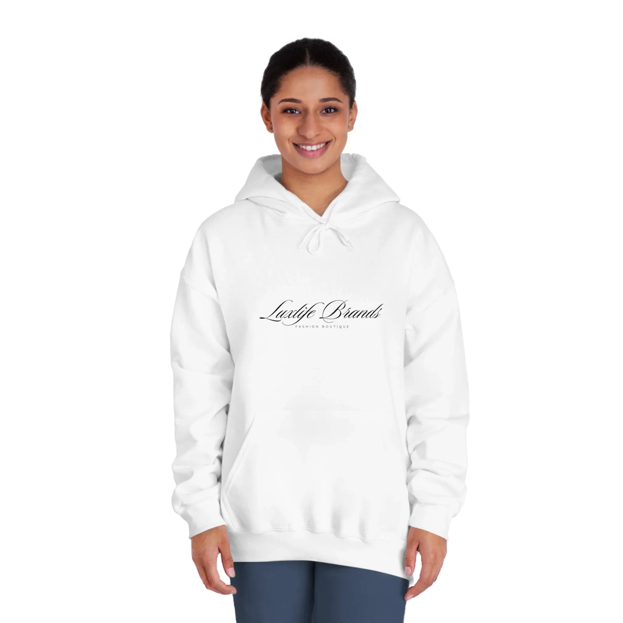 Luxlife Brands DryBlend® Hooded Sweatshirt Printify