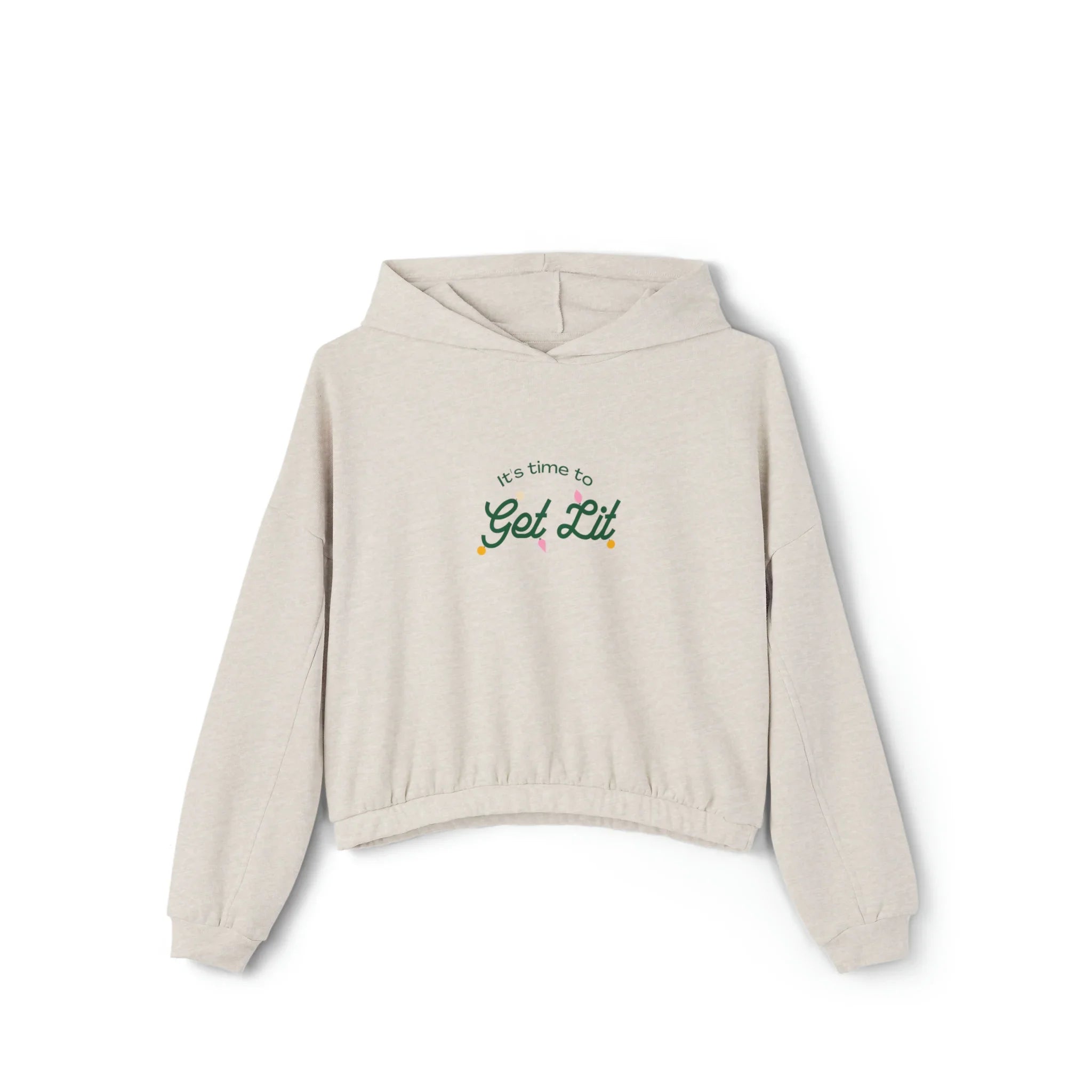 Women's Get Lit Cinched Bottom Hoodie Printify