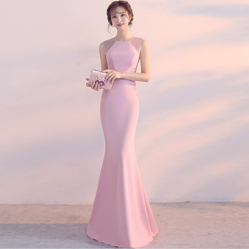 Evening Dress Women Cocktail Host Slim Fit Elegant Five Colors Party Dress Maxi Dress Bella Mia
