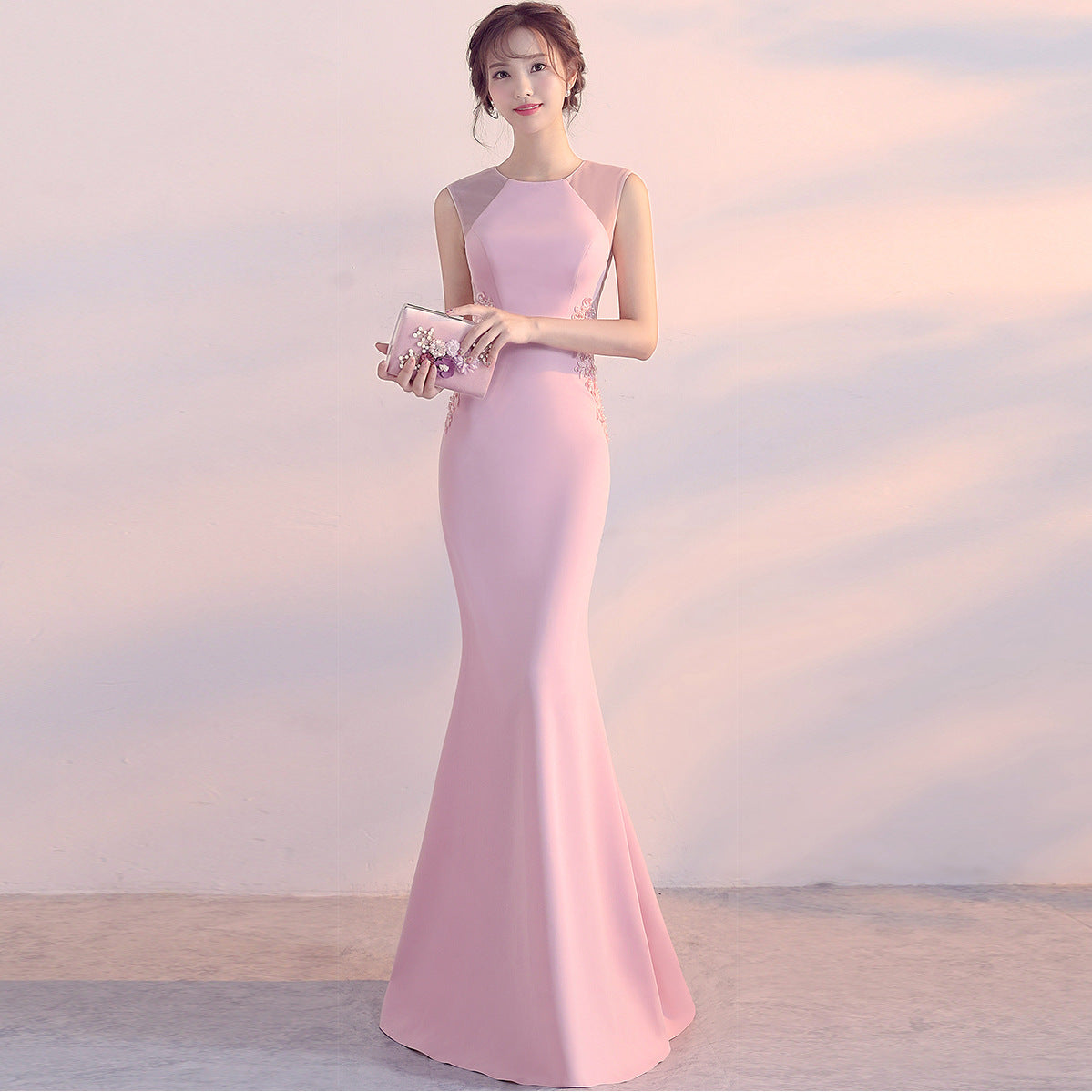 Evening Dress Women Cocktail Host Slim Fit Elegant Five Colors Party Dress Maxi Dress Bella Mia
