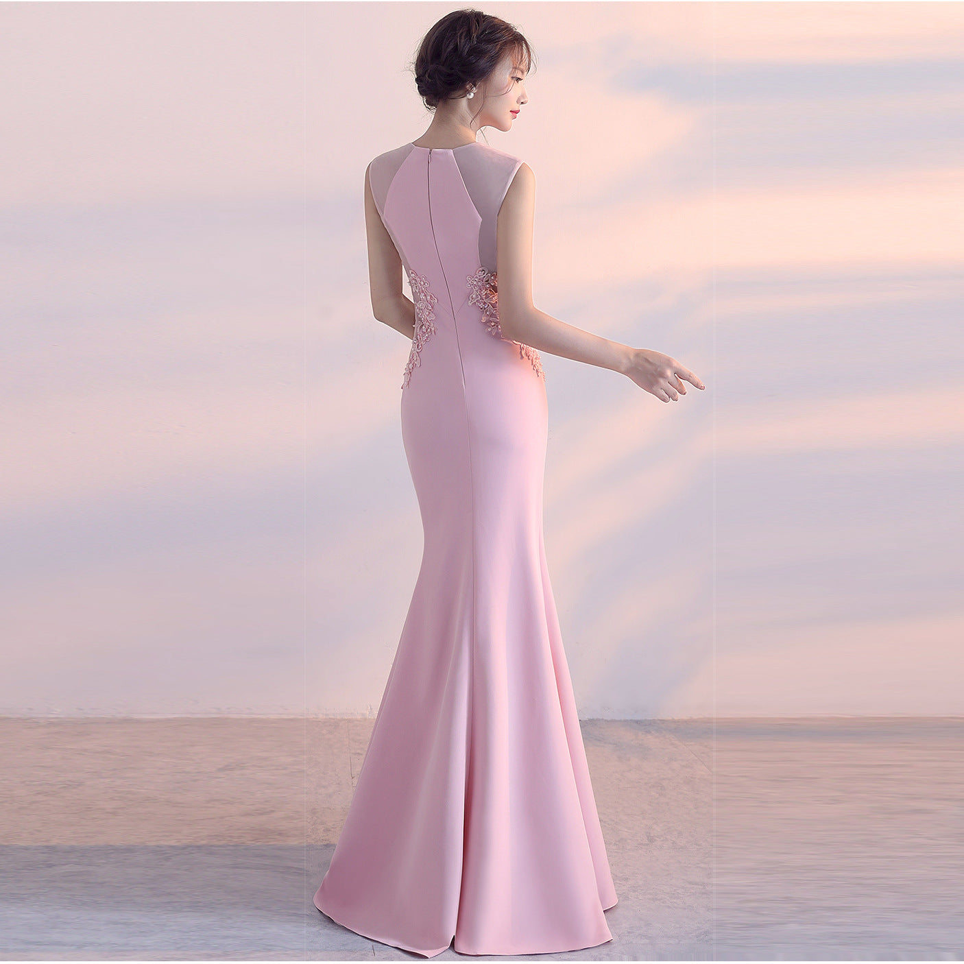 Evening Dress Women Cocktail Host Slim Fit Elegant Five Colors Party Dress Maxi Dress Bella Mia