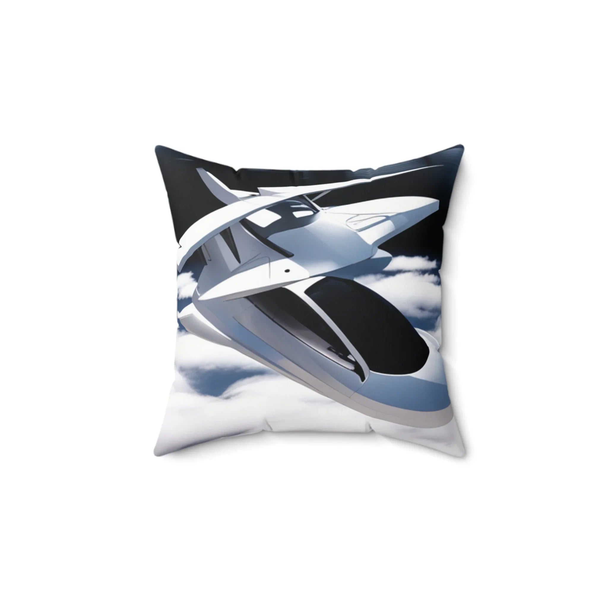 Furturistic Space Travel Square Pillow - Kids Edition Printify