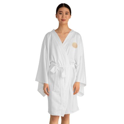 LUX Classic Long Sleeve Kimono Robe Printify